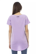 Load image into Gallery viewer, Trussardi Action Chic Purple Short Sleeve Round Neck Tee