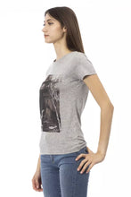 Load image into Gallery viewer, Trussardi Action Chic Gray Short Sleeve Round Neck T-Shirt