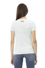 Load image into Gallery viewer, Trussardi Action Elegant Light Blue Tee with Chic Front Print