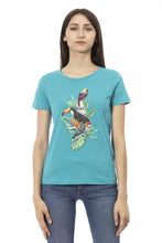 Load image into Gallery viewer, Trussardi Action Elegant Short Sleeve Light Blue Tee