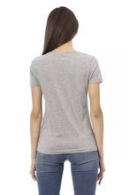 Load image into Gallery viewer, Trussardi Action Chic Gray Short Sleeve Round Neck Tee