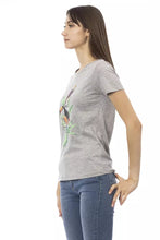 Load image into Gallery viewer, Trussardi Action Chic Gray Short Sleeve Round Neck Tee