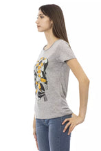 Load image into Gallery viewer, Trussardi Action Chic Gray Cotton Blend Round Neck Tee