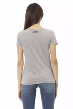 Load image into Gallery viewer, Trussardi Action Chic Gray Cotton Blend Round Neck Tee
