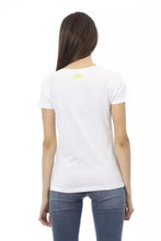Load image into Gallery viewer, Trussardi Action Elegant White Short Sleeve Tee with Front Print