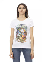 Load image into Gallery viewer, Trussardi Action Elegant White Short Sleeve Tee with Front Print