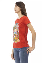 Load image into Gallery viewer, Trussardi Action Radiant Red Short Sleeve Round Neck Tee