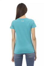 Load image into Gallery viewer, Trussardi Action Elegant Light Blue Round Neck Tee