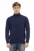 Load image into Gallery viewer, Distretto12 Elegant Turtleneck Sweater in Blue