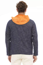 Load image into Gallery viewer, Distretto12 Chic Blue Jacket with Backpack Braces