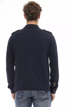 Load image into Gallery viewer, Distretto12 Chic Blue Waterproof Hooded Jacket with Unique Braces