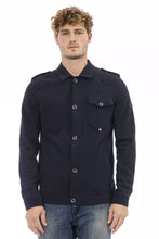 Load image into Gallery viewer, Distretto12 Chic Blue Waterproof Hooded Jacket with Unique Braces