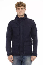 Load image into Gallery viewer, Distretto12 Chic Blue Jacket with Innovative Backpack Design
