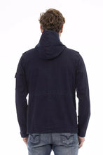 Load image into Gallery viewer, Distretto12 Chic Blue Jacket with Innovative Backpack Design