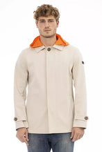 Load image into Gallery viewer, Distretto12 Beige Waterproof Hooded Jacket with Backpack Braces