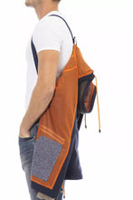 Load image into Gallery viewer, Distretto12 Chic Blue Hooded Jacket with Backpack Braces