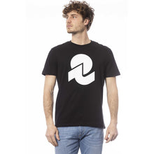 Load image into Gallery viewer, Invicta Sleek Black Cotton Crew Neck Tee