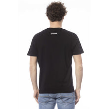 Load image into Gallery viewer, Invicta Sleek Black Cotton Crew Neck Tee