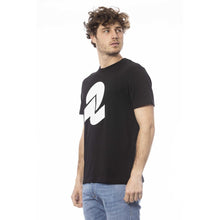 Load image into Gallery viewer, Invicta Sleek Black Cotton Crew Neck Tee