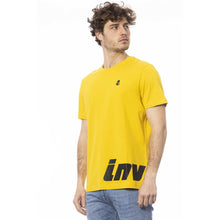 Load image into Gallery viewer, Invicta Sunshine Yellow Crew Neck Tee with Logo Print