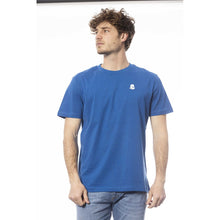 Load image into Gallery viewer, Invicta Elegant Blue Cotton Tee with Chest Logo