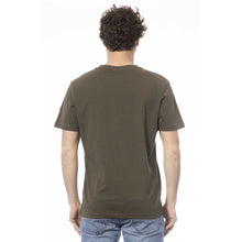 Load image into Gallery viewer, Invicta Elegant Green Crew Neck Cotton Tee