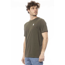 Load image into Gallery viewer, Invicta Elegant Green Crew Neck Cotton Tee