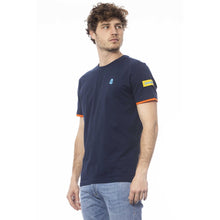 Load image into Gallery viewer, Invicta Chic Blue Cotton Crew Neck Tee