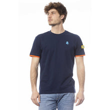 Load image into Gallery viewer, Invicta Chic Blue Cotton Crew Neck Tee