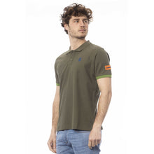 Load image into Gallery viewer, Invicta Elegant Green Cotton Polo with Emblem Detail