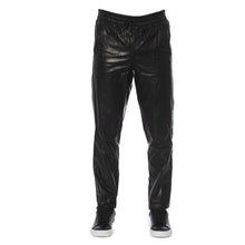 Load image into Gallery viewer, Trussardi Sleek Black Leather Trousers for Men