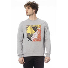 Load image into Gallery viewer, Trussardi Sophisticated Gray Ribbed Knit Sweatshirt