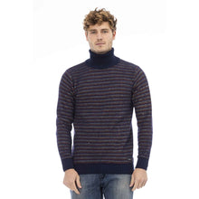 Load image into Gallery viewer, Distretto12 Elegant Turtleneck Sweater in Sumptuous Blue