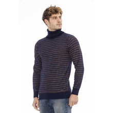 Load image into Gallery viewer, Distretto12 Elegant Turtleneck Sweater in Sumptuous Blue