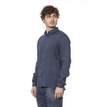 Load image into Gallery viewer, Distretto12 Elegant Blue Linen Shirt for Men