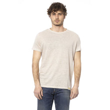 Load image into Gallery viewer, Distretto12 Beige Crew Neck Cotton T-Shirt
