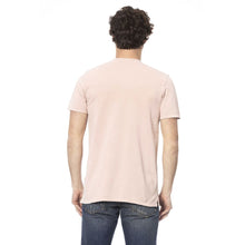 Load image into Gallery viewer, Distretto12 Chic Pink Crew Neck Cotton Tee
