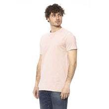 Load image into Gallery viewer, Distretto12 Chic Pink Crew Neck Cotton Tee