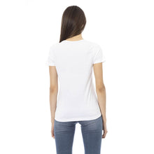 Load image into Gallery viewer, Trussardi Action Elegant Short Sleeve Tee with Chic Front Print