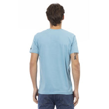 Load image into Gallery viewer, Trussardi Action V-Neck Cotton Blend Tee with Stylish Print
