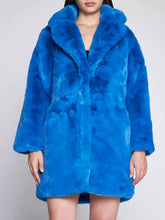 Load image into Gallery viewer, Apparis Chic Sapphire Eco-Fur Jacket – Unparalleled Warmth