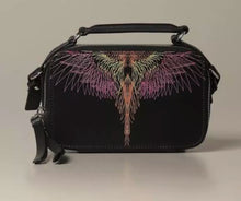 Load image into Gallery viewer, Marcelo Burlon Elegant Black Leather Crossbody Bag