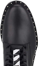 Load image into Gallery viewer, Off-White Studded Calfskin Lace-Up Ankle Boots