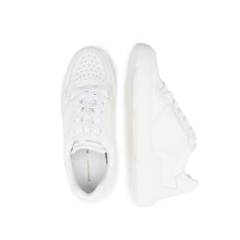 Load image into Gallery viewer, Liviana Conti Elegant White Leather Sneakers with Gold Accents