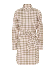 Load image into Gallery viewer, Burberry Iconic Check Cotton Shirt Dress in Sweet Pink