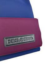 Load image into Gallery viewer, Dolce & Gabbana Chic Blue and Wine Red Fabric Backpack