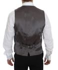 Load image into Gallery viewer, Dolce & Gabbana Gray Striped Wool Dress Vest Gilet