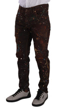 Load image into Gallery viewer, Dolce & Gabbana Elegant Multicolored Painted Denim Jeans