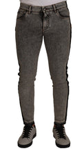 Load image into Gallery viewer, Dolce & Gabbana Chic Embellished Crown Skinny Jeans