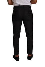 Load image into Gallery viewer, Dolce & Gabbana Elegant Gray Check Slim Fit Trousers